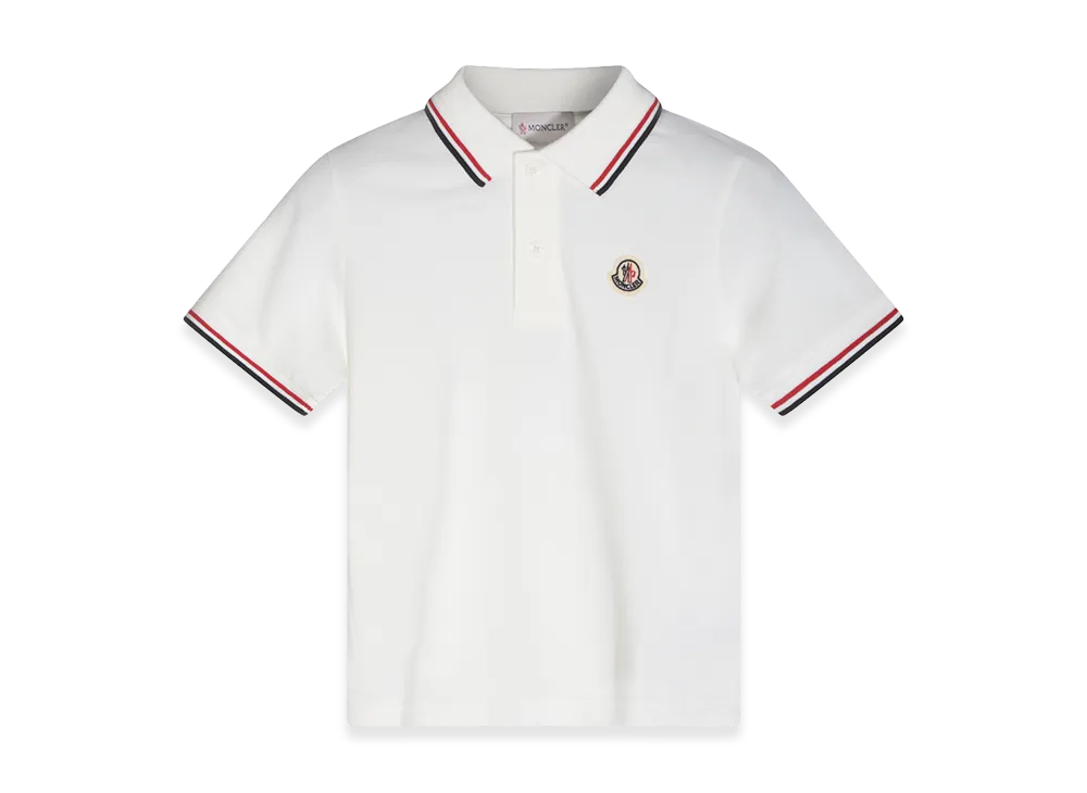 MONCLER Kids Polos "White"