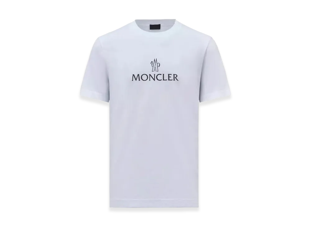 MONCLER Logo Cotton T-Shirt "White"