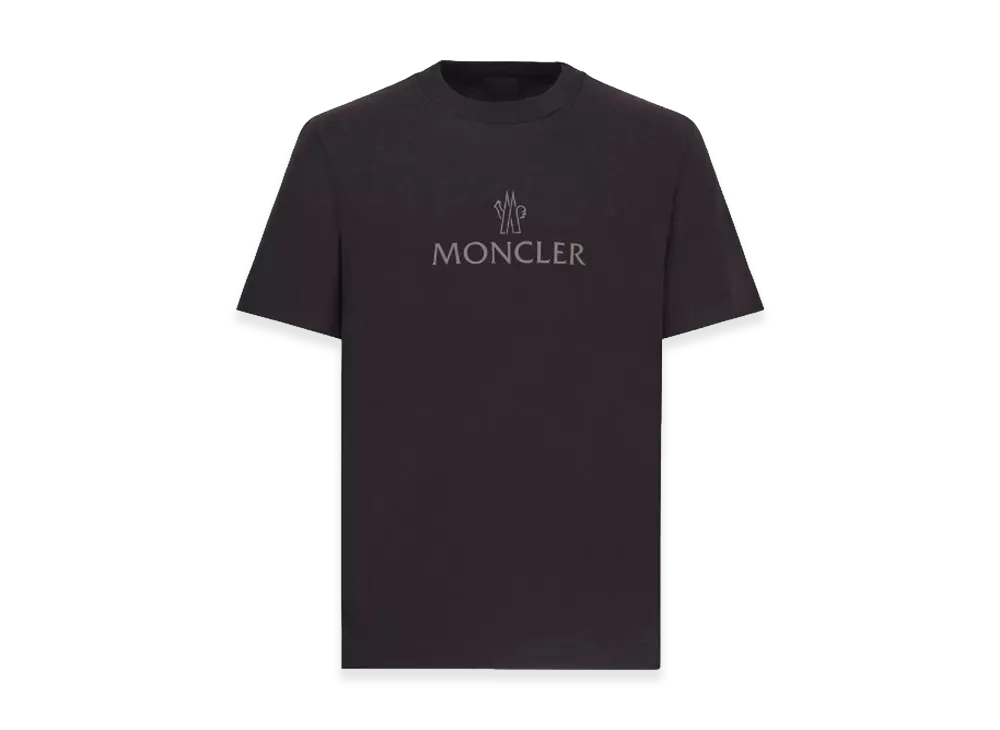 MONCLER Logo Cotton T-Shirt "Black"