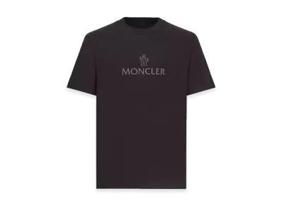 MONCLER Logo Cotton T-Shirt "Black"