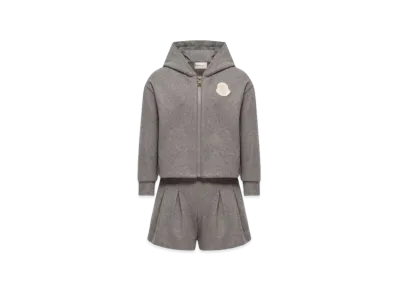 MONCLER Kids Wool Jersey Set "Gray"