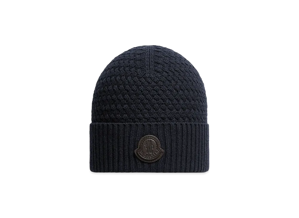 MONCLER Beanie Hats "Navy Blue"