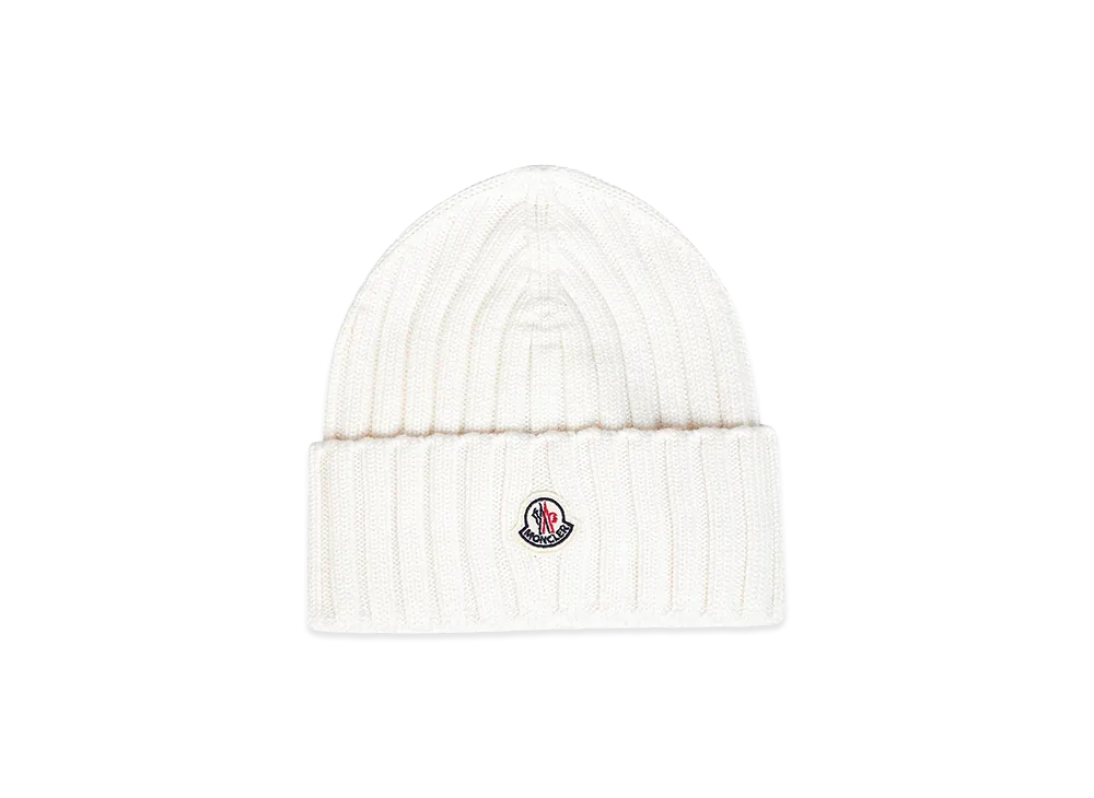 MONCLER Women's Beanie Hats "White"