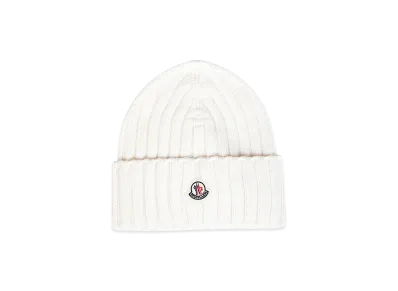 MONCLER Women's Beanie Hats "White"