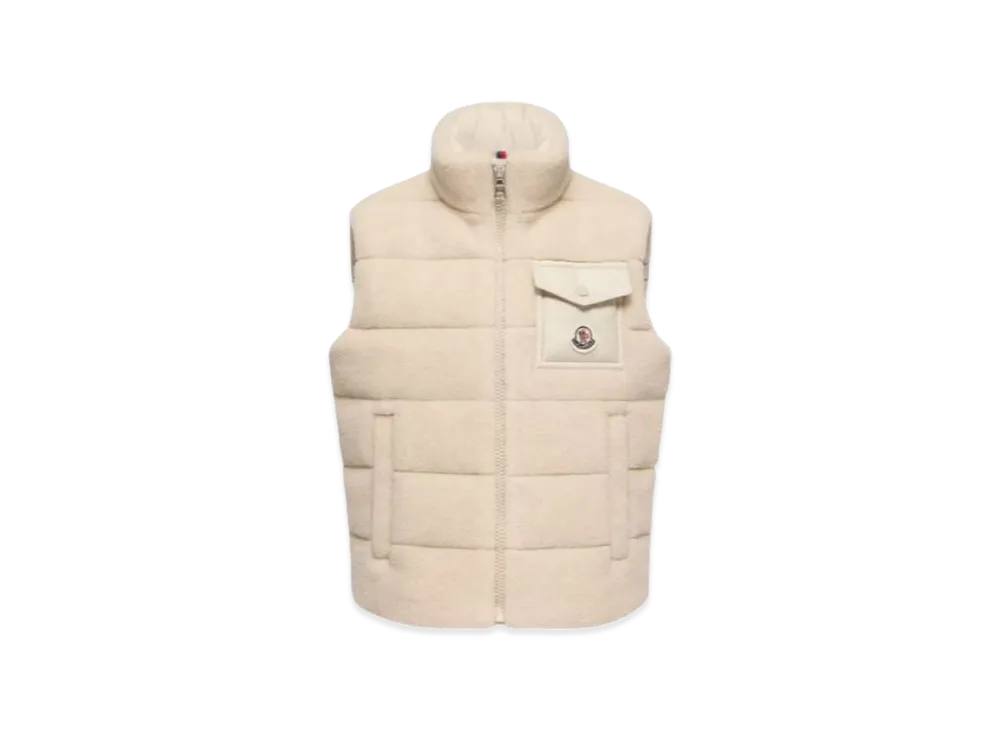 MONCLER Kids Down Vest "Light Beige"