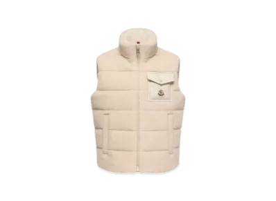 MONCLER Kids Down Vest "Light Beige"