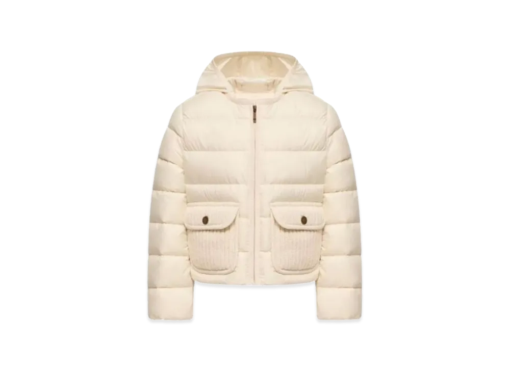 MONCLER Kids Down Jackets "White Ivory"