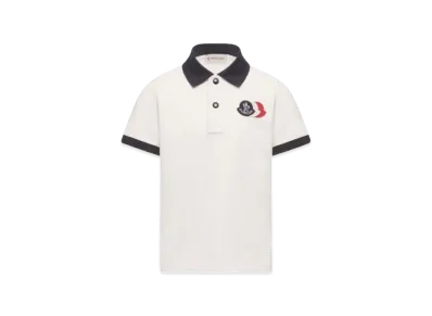 MONCLER Kids Polo Shirt "White"