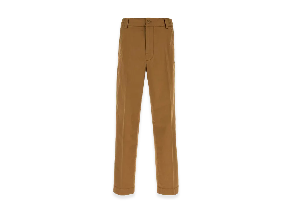 MONCLER Tailored Cotton Pants "Camel Beige"