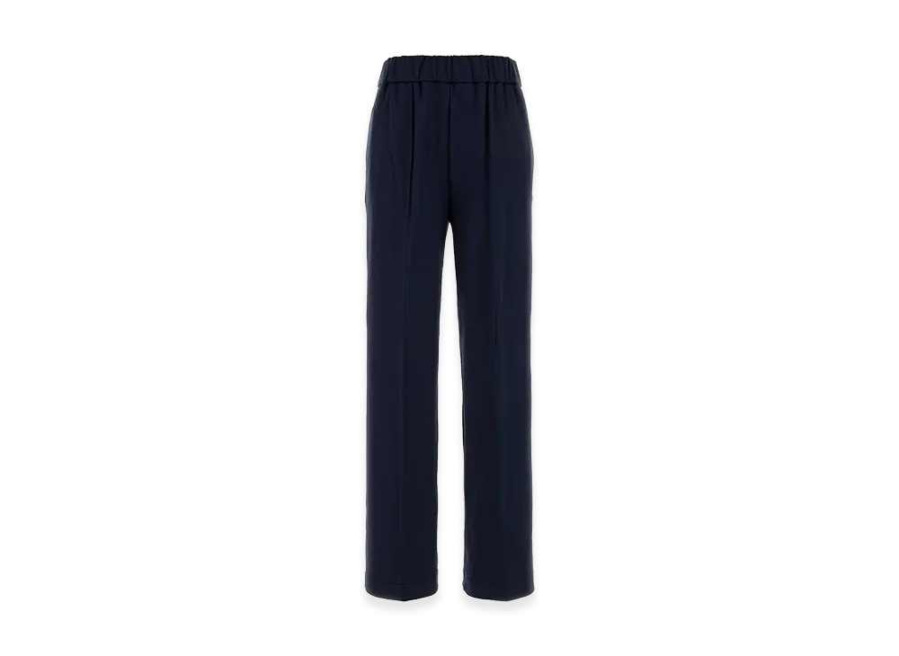 MONCLER Women's Stretch Nylon Blend Pant "Navy Blue"