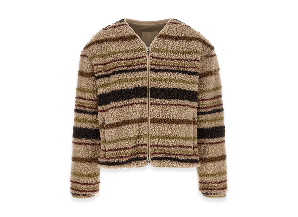 MONCLER Women's Teddy Effect Cardigan "Brown"