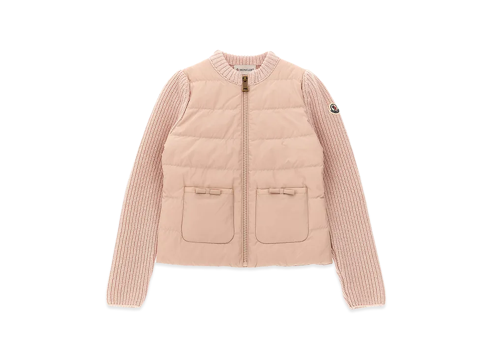 MONCLER Kids Padded Cardigan "Rose"
