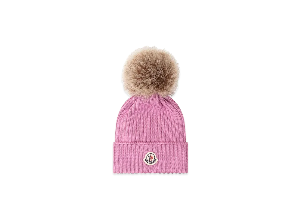 MONCLER Kids Beanie "Pink"