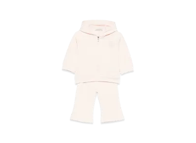 MONCLER Kids Stretch Cotton Tracksuit Set "Pink"