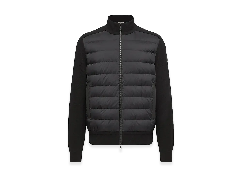 MONCLER Zip Up Cardigan "Black"