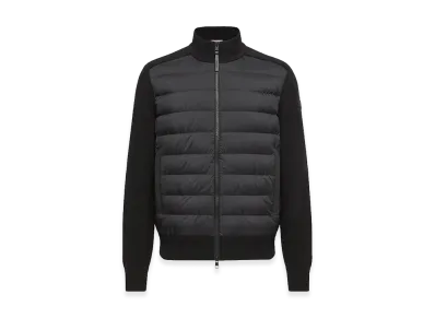 MONCLER Zip Up Cardigan "Black"