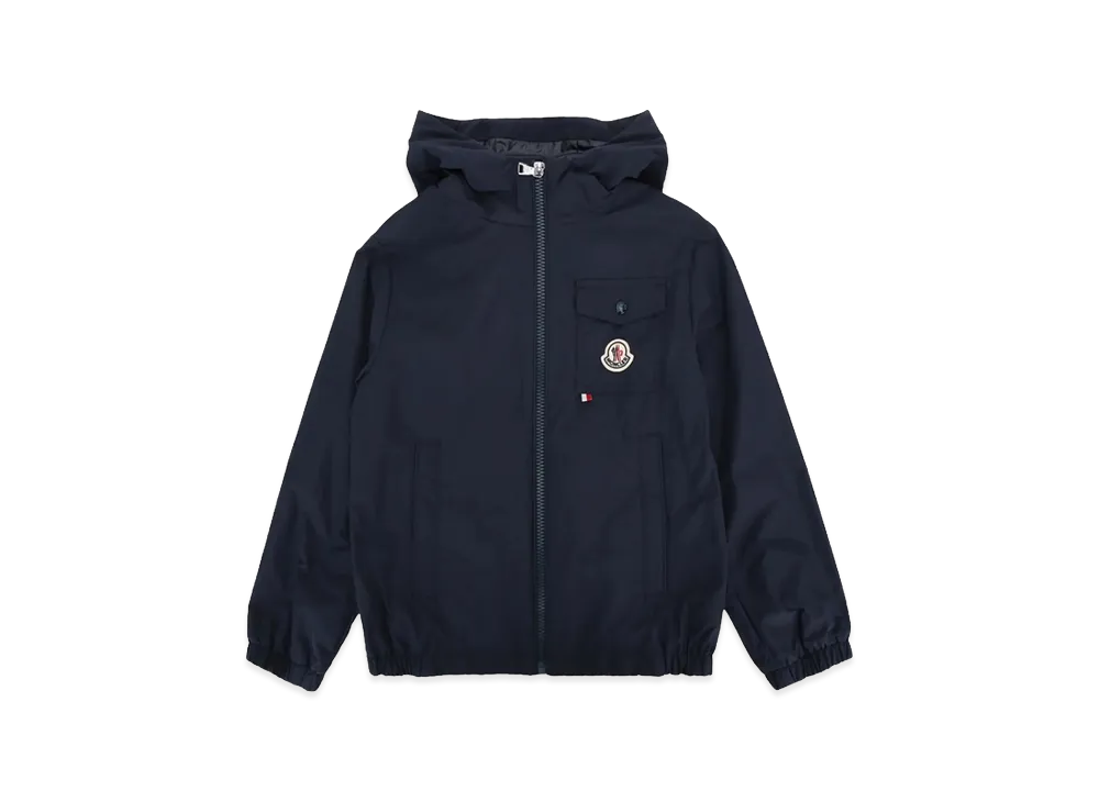 MONCLER Kids Hooded Jacket "Navy Blue"