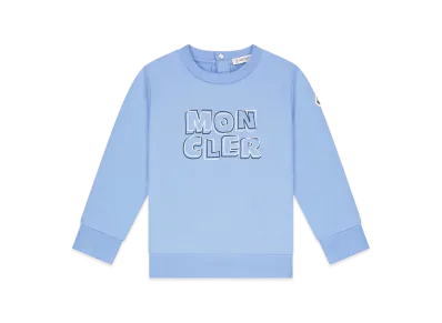 MONCLER Kids Sweatshirt "Light Blue"