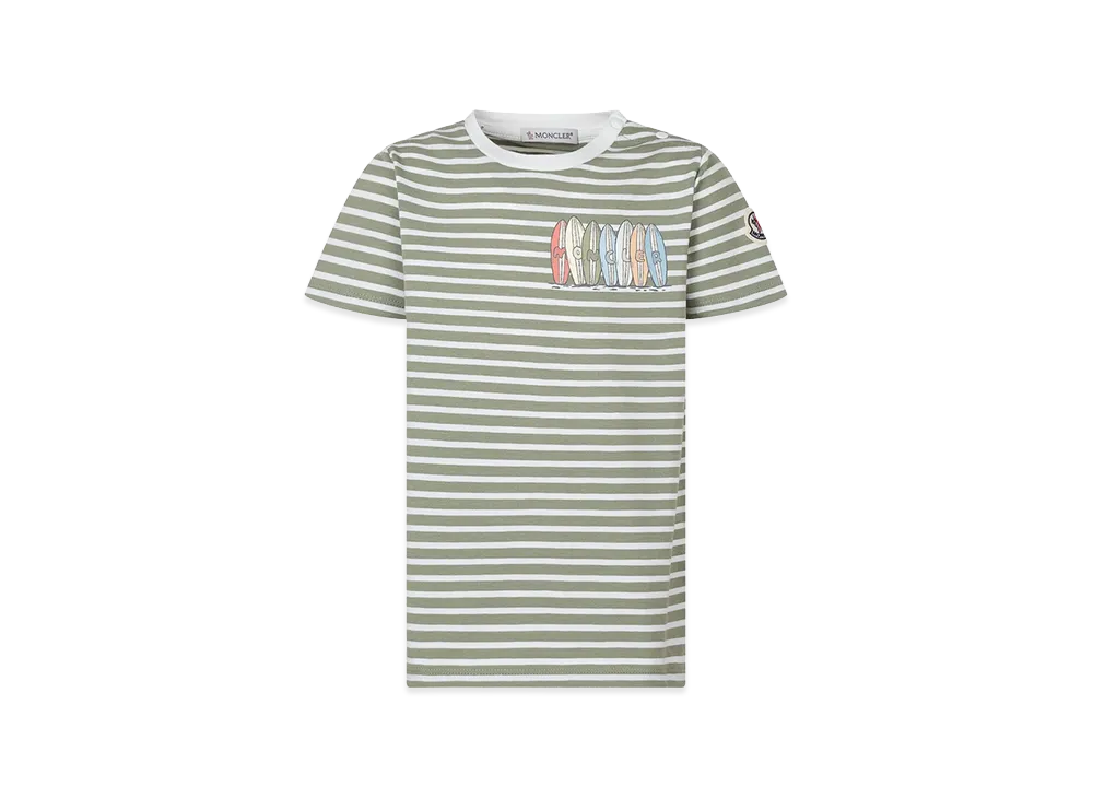 MONCLER Kids T-Shirt "Sage Green"