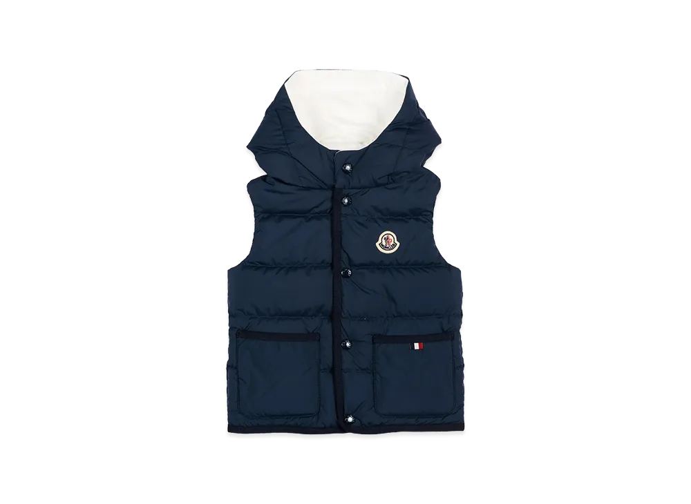 MONCLER Kids Down Vest "Dark Blue"