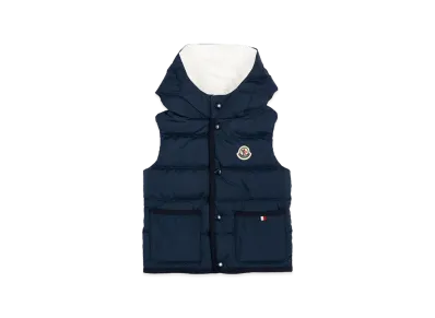 MONCLER Kids Down Vest "Dark Blue"