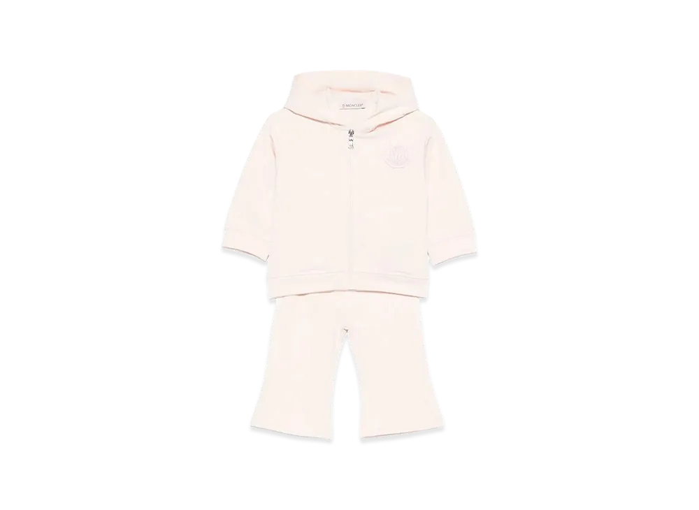 MONCLER Kids Hoodie And Tracksuit Set "Pink"
