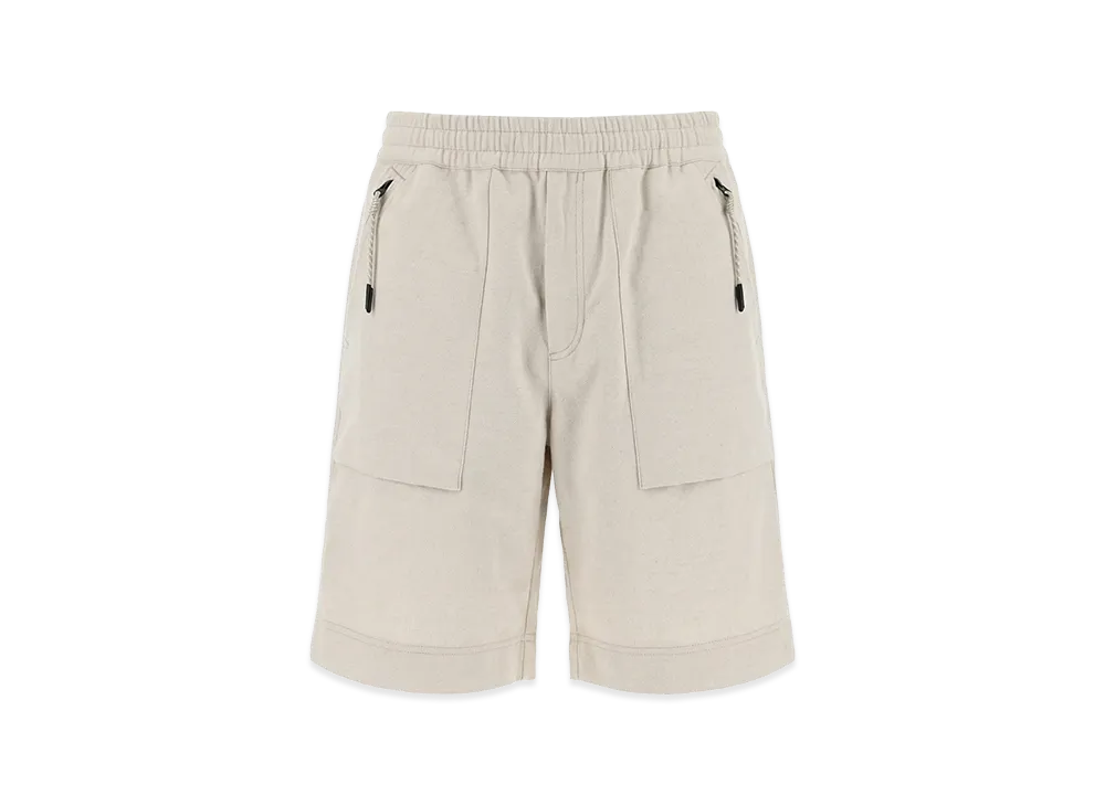 MONCLER Grenoble Shorts "Beige/White"