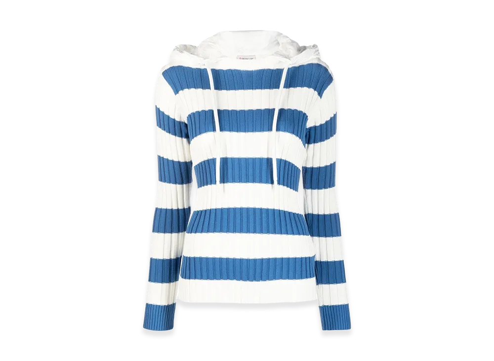 MONCLER Women's Sweaters "Blue/White"