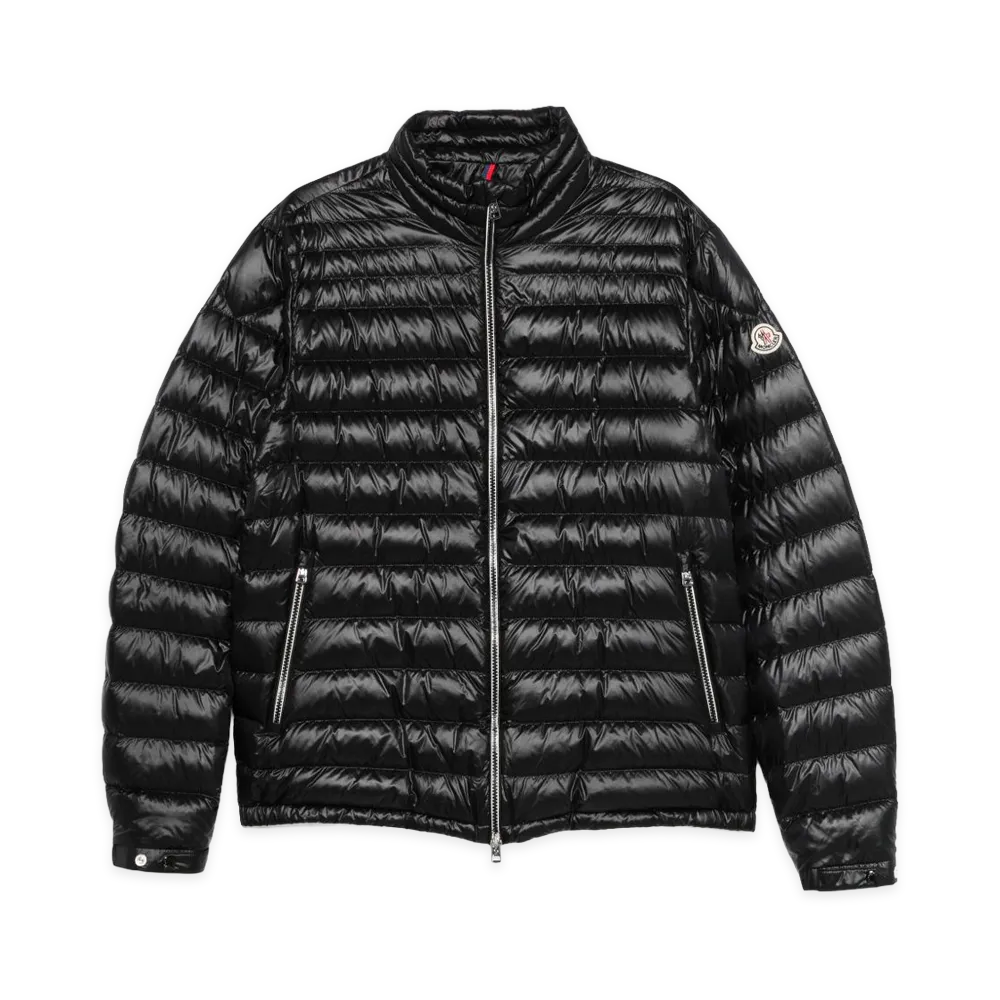 MONCLER Coats "Black/Clear Blue"