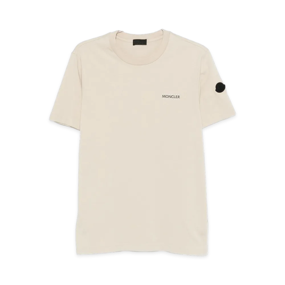 MONCLER T-Shirts "Beige"