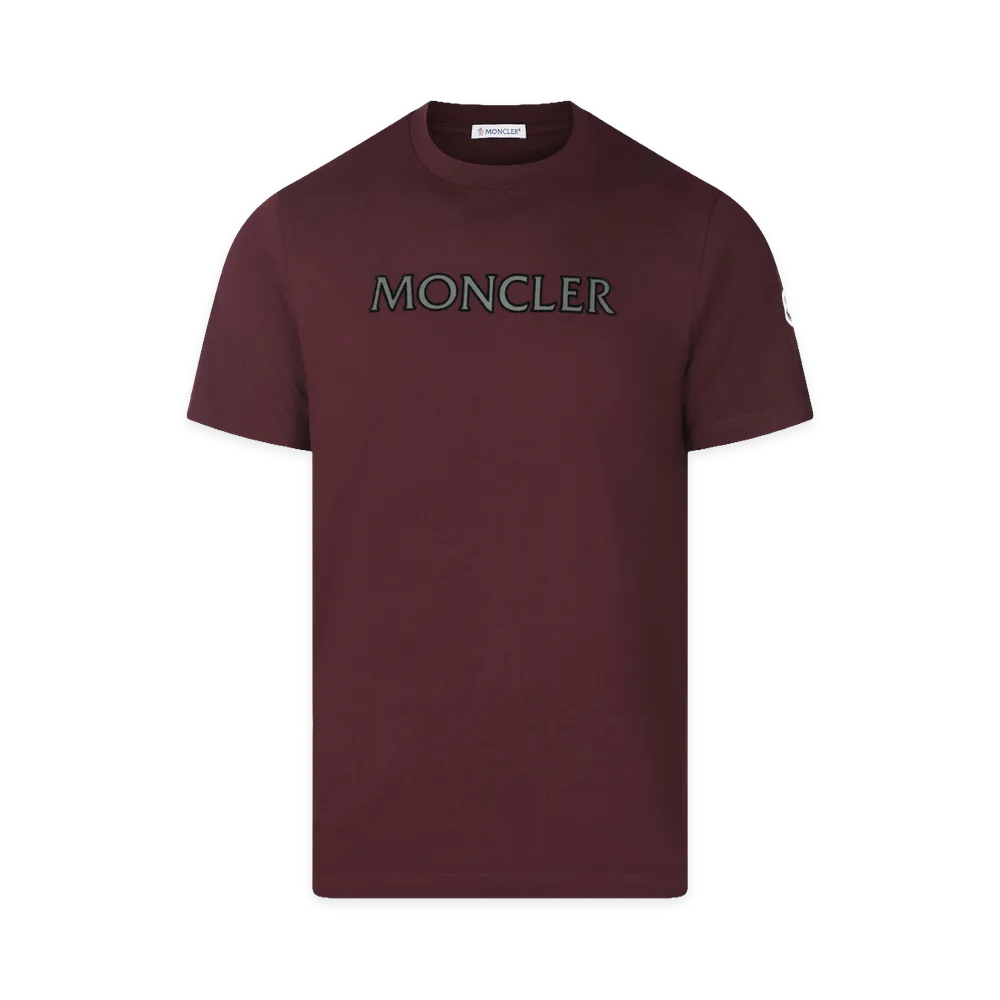 MONCLER T-Shirts "Burgundy"