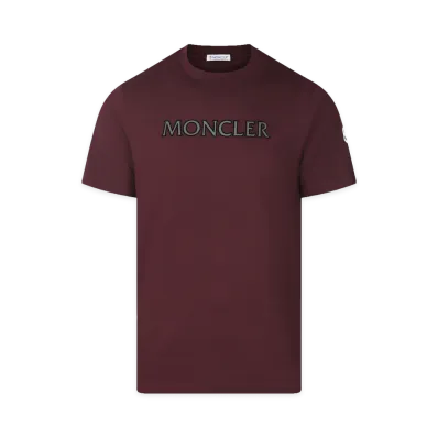 MONCLER T-Shirts "Burgundy"