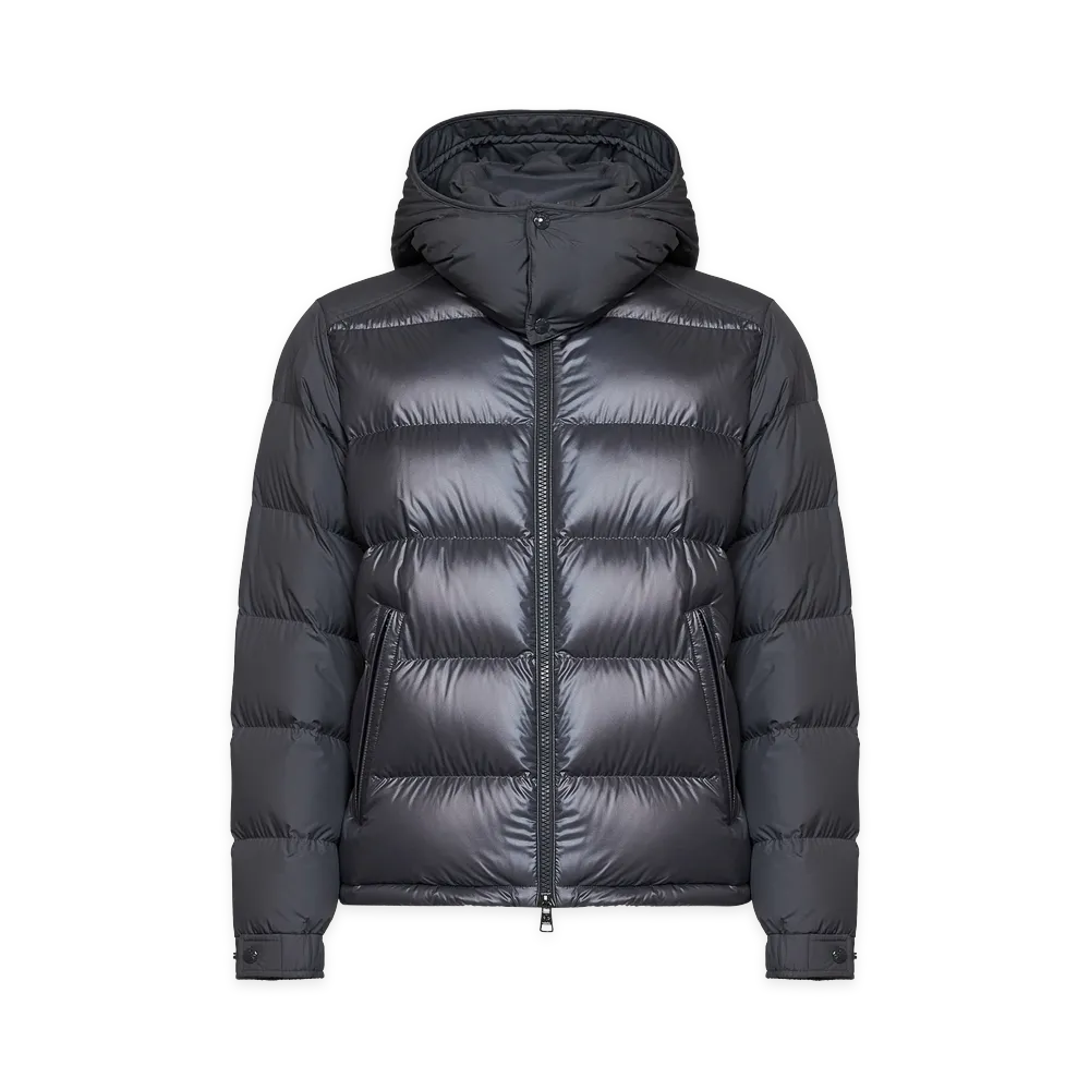 MONCLER Piumino Corto Maya Con Cappuccio "Dark Grey"
