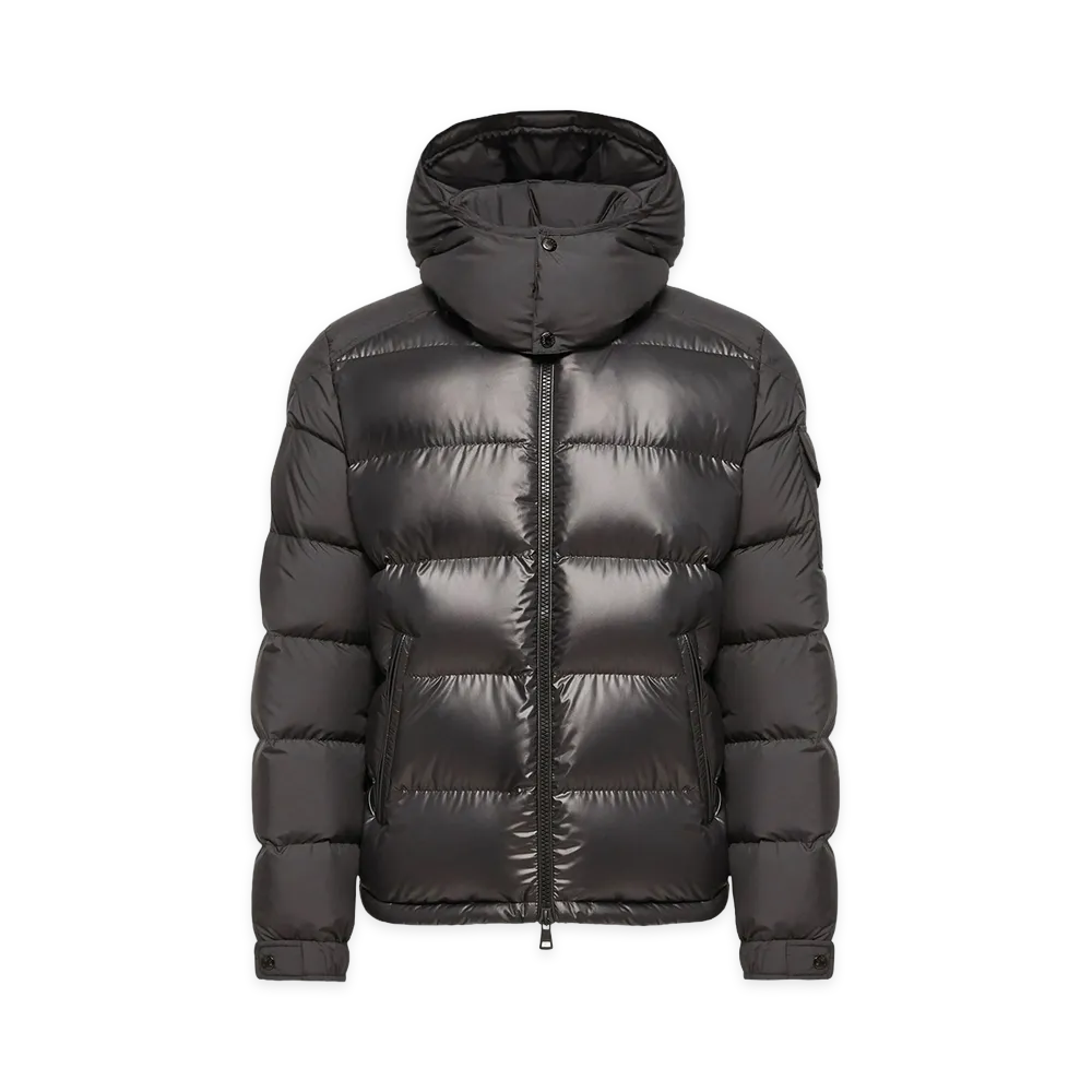 MONCLER Piumino Corto Maya Con Cappuccio "Black"