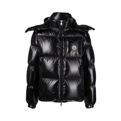 MONCLER Montbeliard Hooded Short Down Jacket "Black"