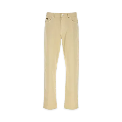 MONCLER Stretch Cotton Pant "Beige/Cream"