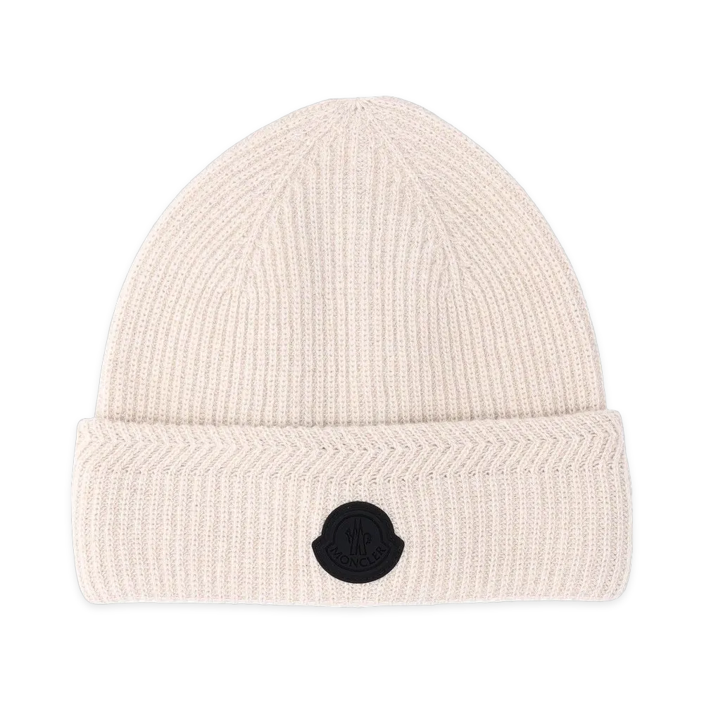 MONCLER Cashmere Blend Hat "Beige"