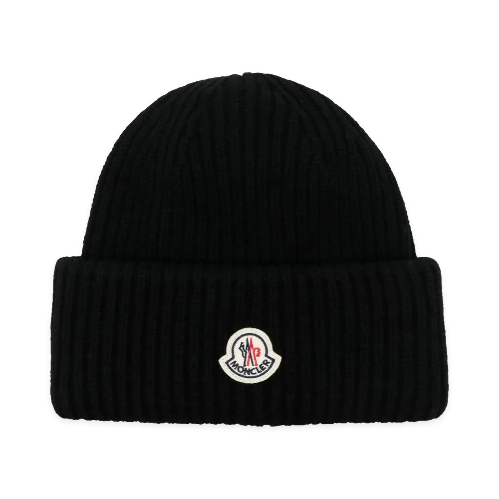 MONCLER Berretto In Lana E Cashmere "Black"