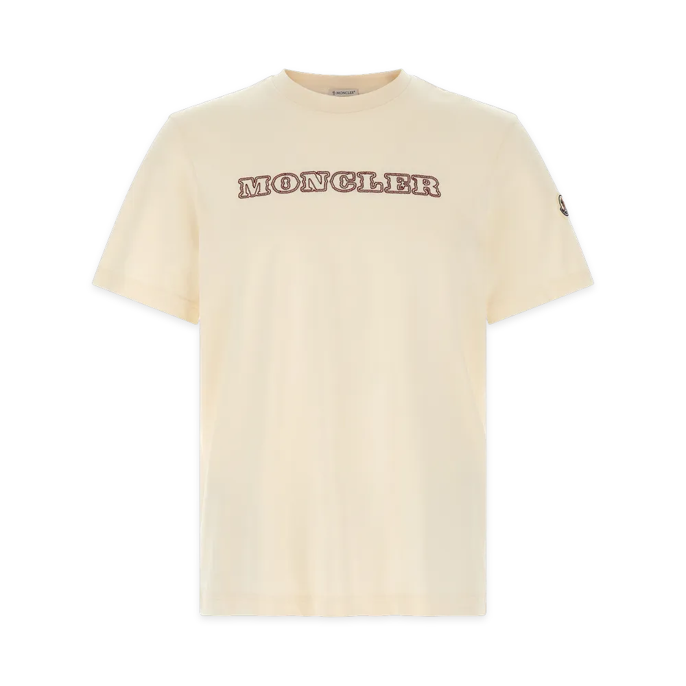 MONCLER Logo T-Shirt "Beige"