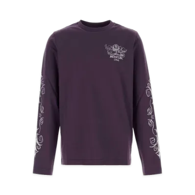 MONCLER Cotton T-Shirt "Purple"
