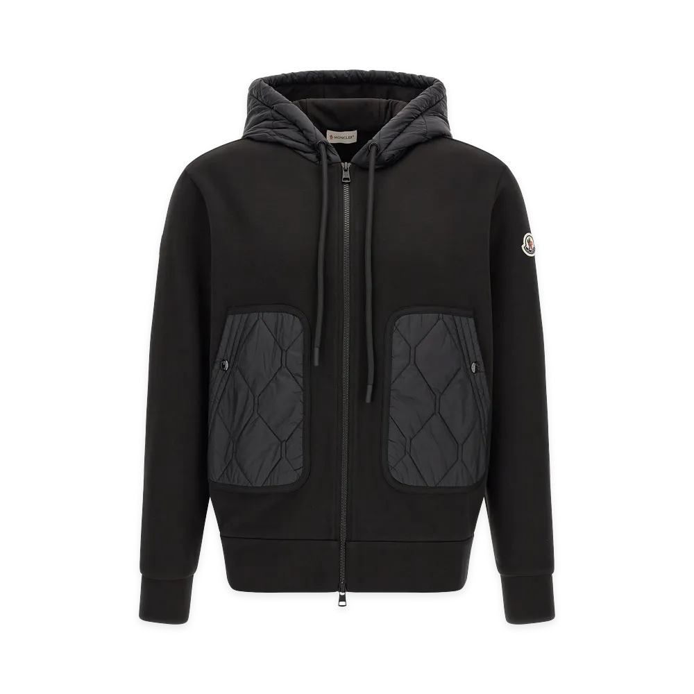 MONCLER Hybrid Hoodie "Black"