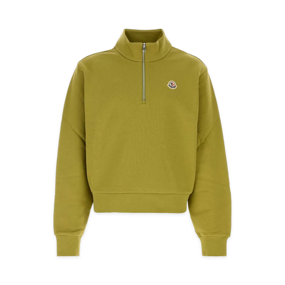 MONCLER Pistachio Cotton Sweatshirt "Acidgreen/Green"