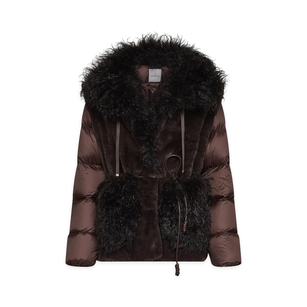 MONCLER Women's Immersif Jacket "Brown/Taupe"