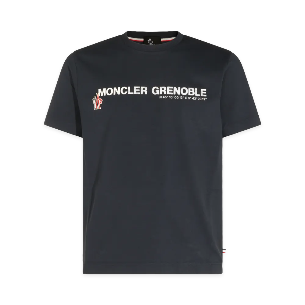 MONCLER Grenoble T-Shirts And Polos "Blue"