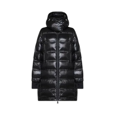 MONCLER GRENOBLE Women's Piumino Lungo Rochelairs Con Cappuccio "Black"