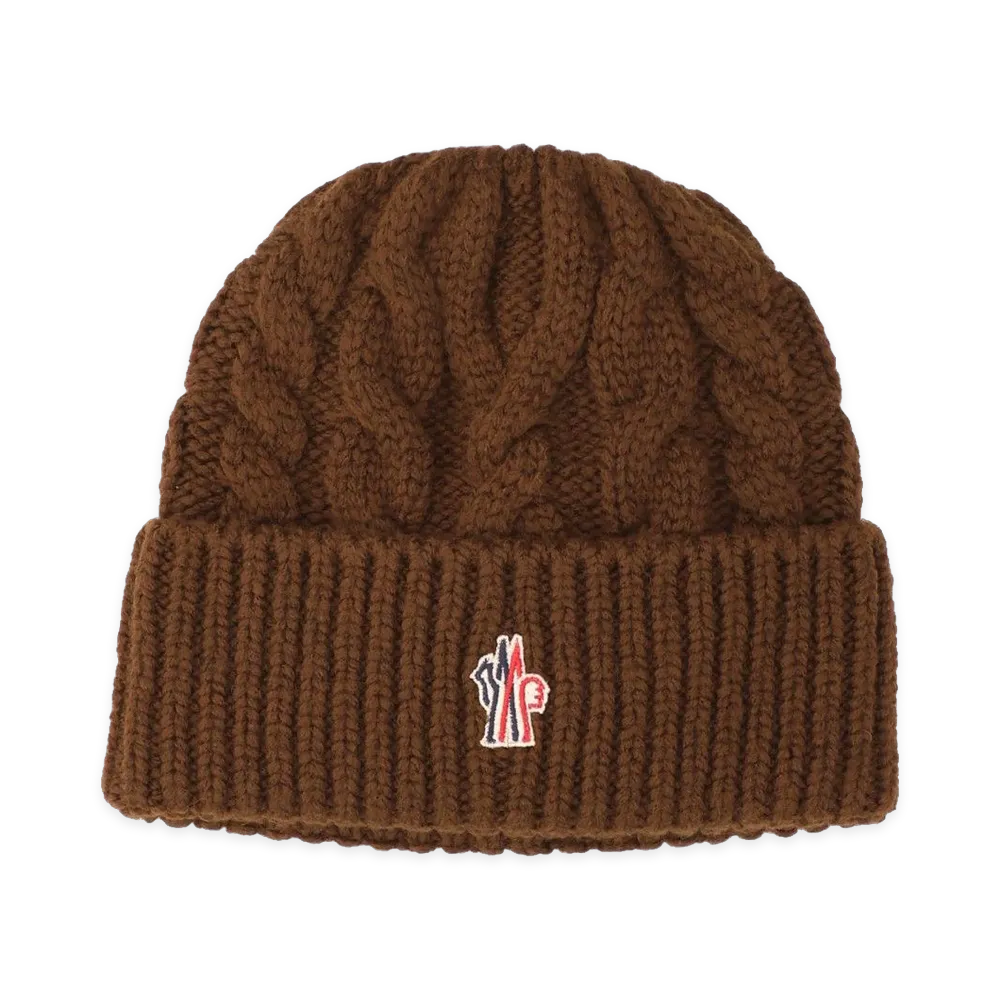 MONCLER Women's Wool-Blend Hat "Brown"