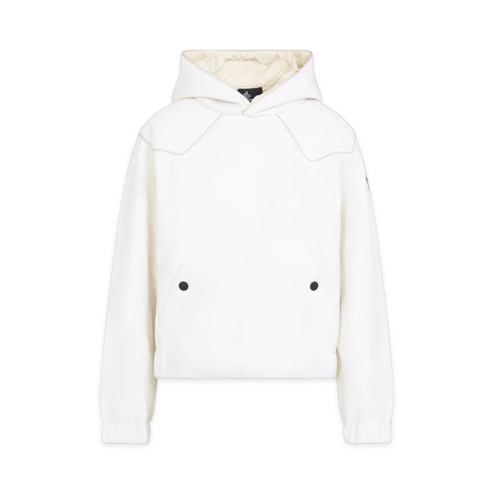 MONCLER Women's Hoodie Sweater "White/Cream"