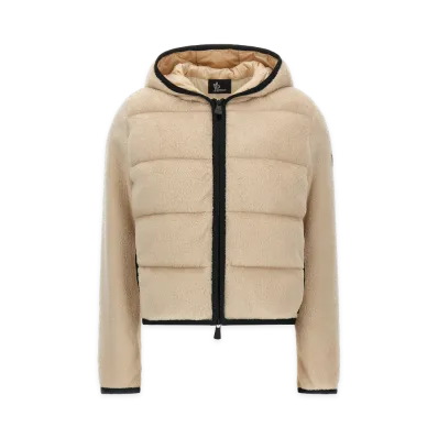 MONCLER Women's Polartec Hoodie "Beige"
