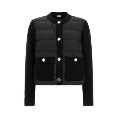 MONCLER Women's Padded Cardigan "Black"