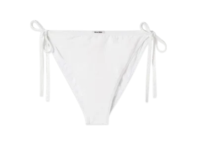 MIU MIU Women's Jersey Panty "White"